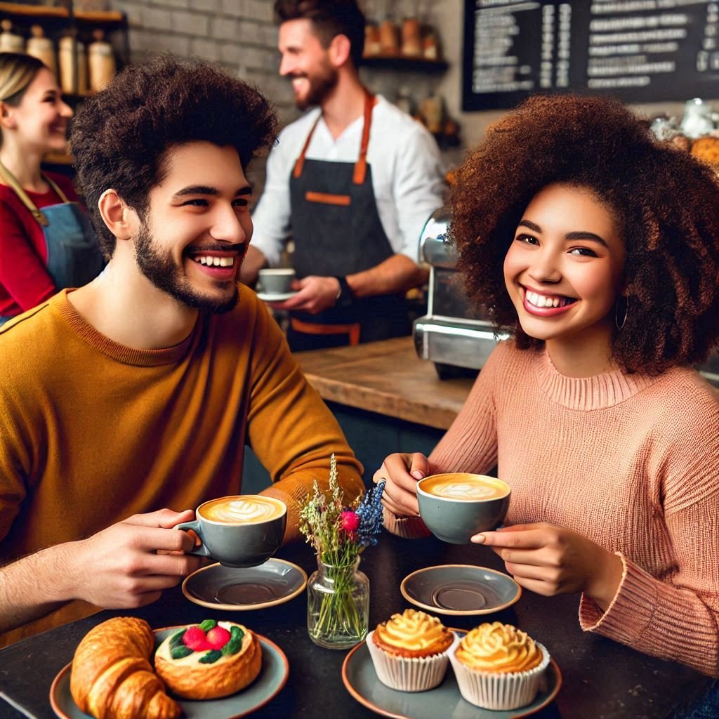 um-casal-aparentemente-se-reconciliando-em-uma-cafeteria