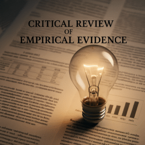 Revisão crítica - evidência empírica