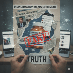Desinformação em informes publicitários